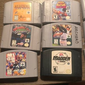 n64 games they all work i still play n64 I just don’t play these 8.00 a piece